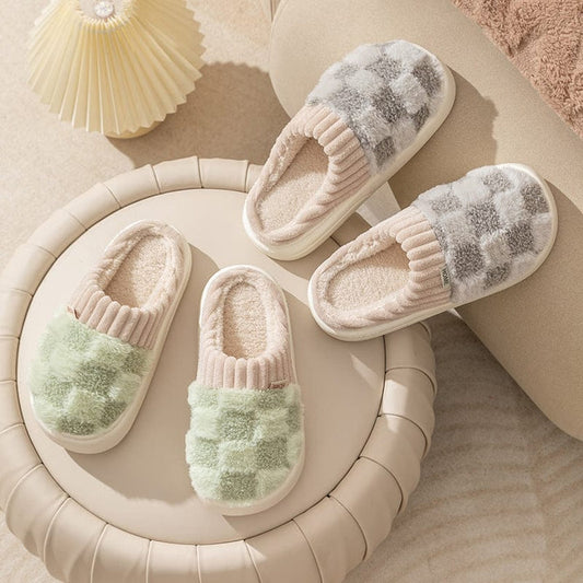 Chaussons Femmes douillets Matière peluche - doublés coton et moelleux - Teddya