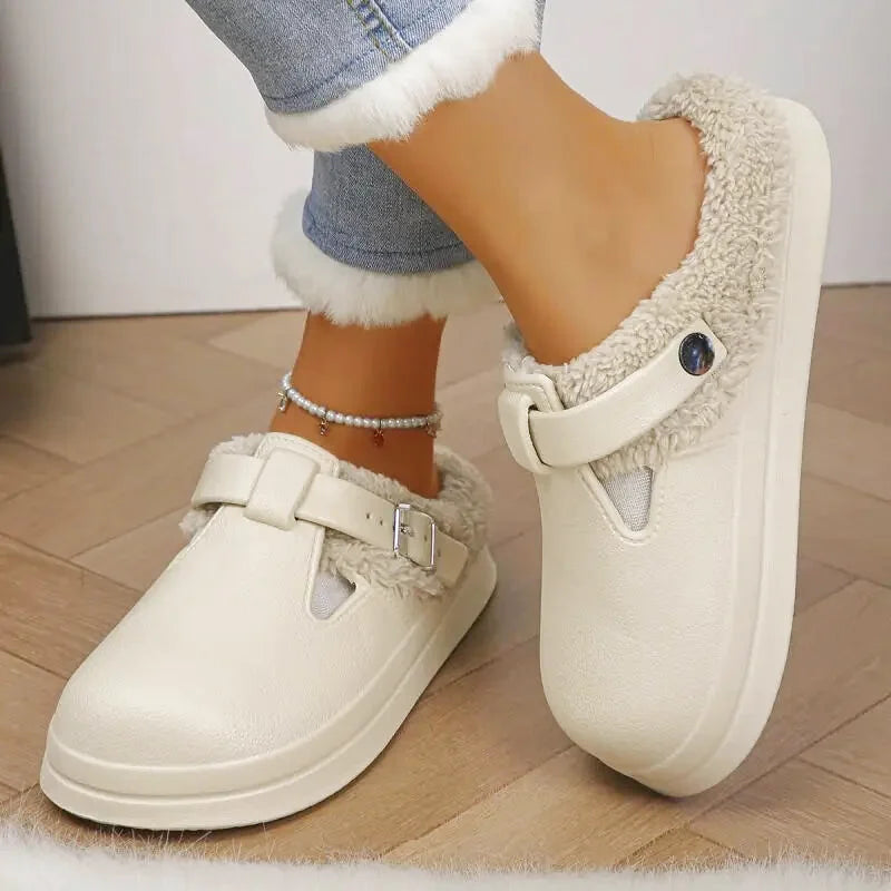 Chausson mules Femmes Sabots semelle confort et intérieur doux - Cosyla