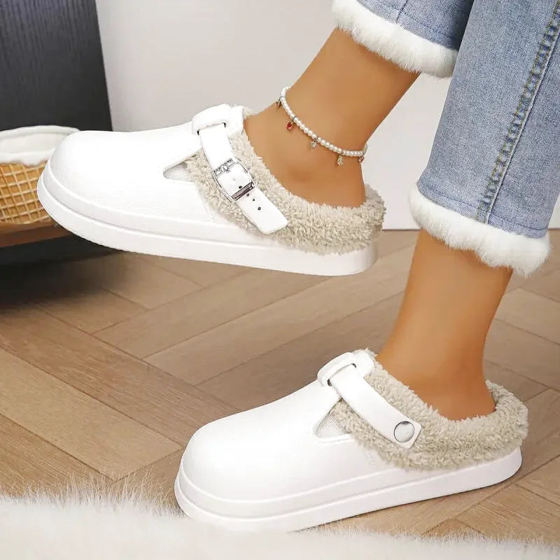 Chausson mules Femmes Sabots semelle confort et intérieur doux - Cosyla