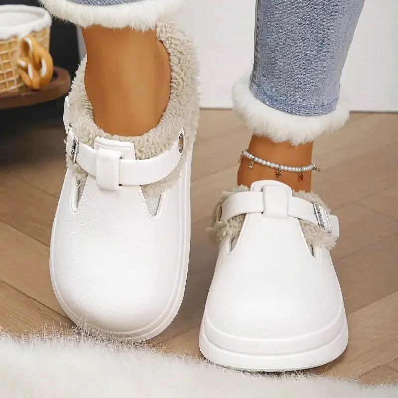 Chausson mules Femmes Sabots semelle confort et intérieur doux - Cosyla