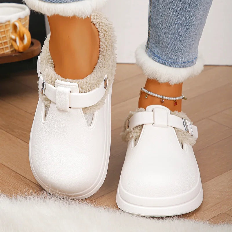 Chausson mules Femmes Sabots semelle confort et intérieur doux - Cosyla