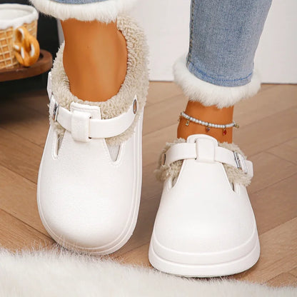 Chausson mules Femmes Sabots semelle confort et intérieur doux - Cosyla