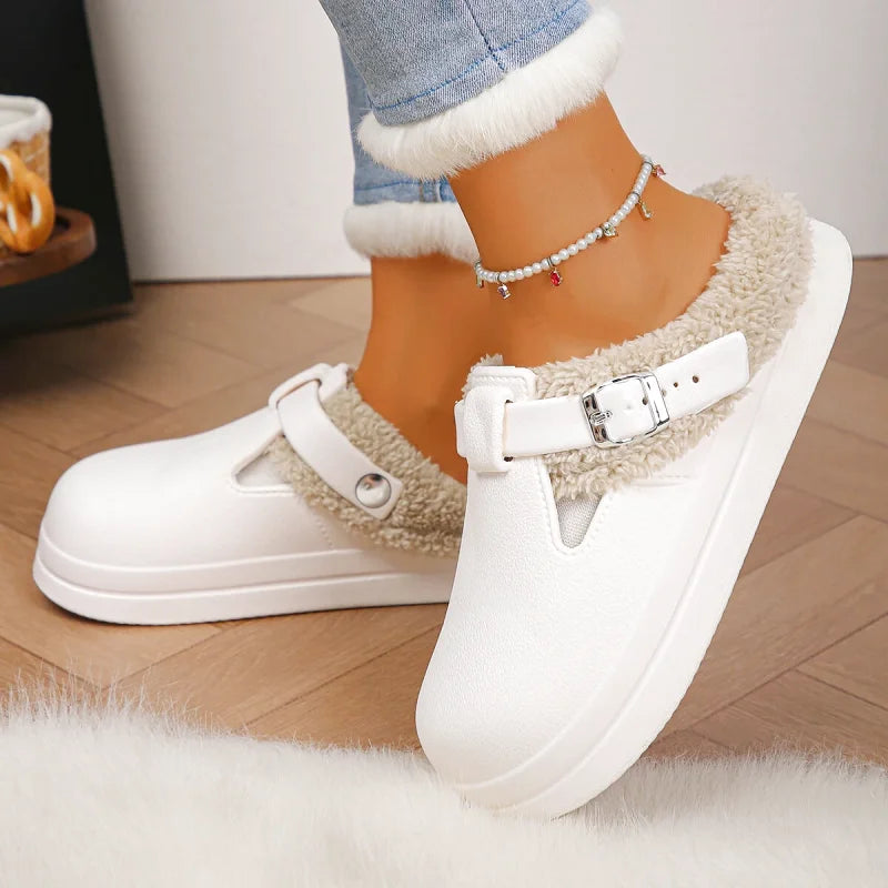 Chausson mules Femmes Sabots semelle confort et intérieur doux - Cosyla