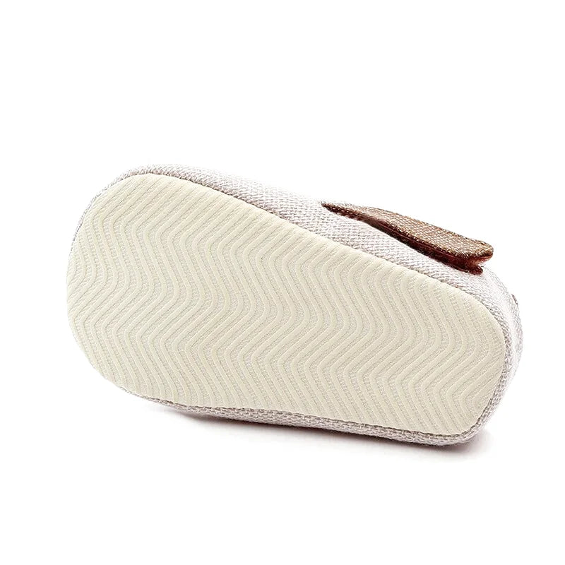 Chaussons bébé fille et garçon - Coton léger - respirants - Semelle souple - Natura