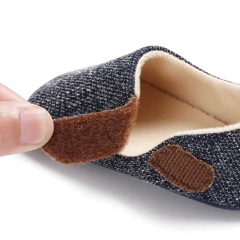 Chaussons bébé fille et garçon - Coton léger - respirants - Semelle souple - Natura