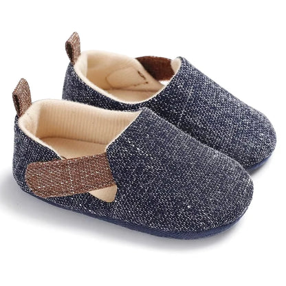 Chaussons bébé fille et garçon - Coton léger - respirants - Semelle souple - Natura