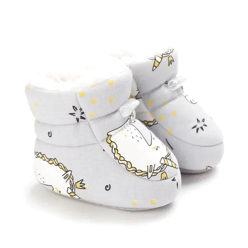 Chaussons Bébé Filles et Garçons - Hiver - Premier pas - Douceur intérieur - Bélino