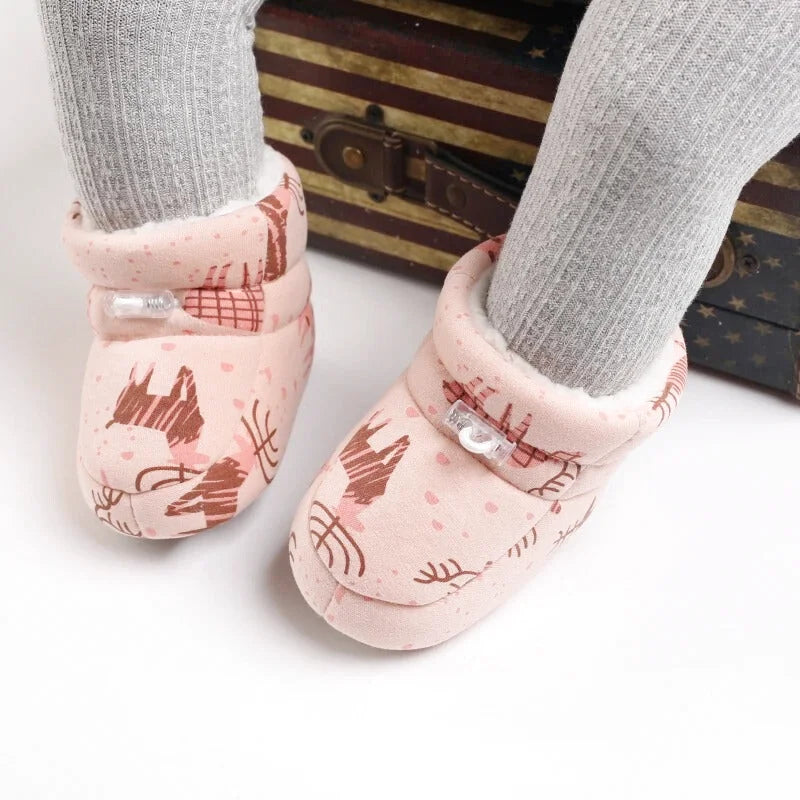 Chaussons Bébé Filles et Garçons - Hiver - Premier pas - Douceur intérieur - Bélino