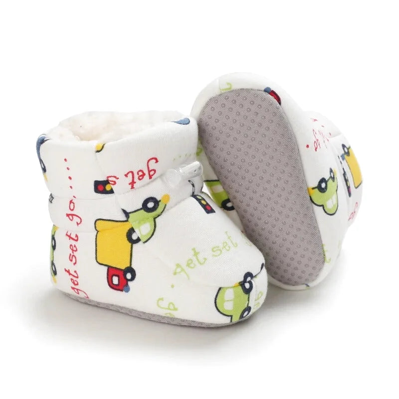 Chaussons Bébé Filles et Garçons - Hiver - Premier pas - Douceur intérieur - Bélino