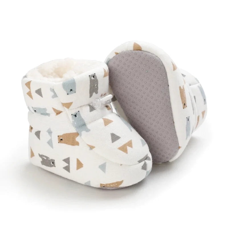 Chaussons Bébé Filles et Garçons - Hiver - Premier pas - Douceur intérieur - Bélino