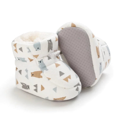 Chaussons Bébé Filles et Garçons - Hiver - Premier pas - Douceur intérieur - Bélino