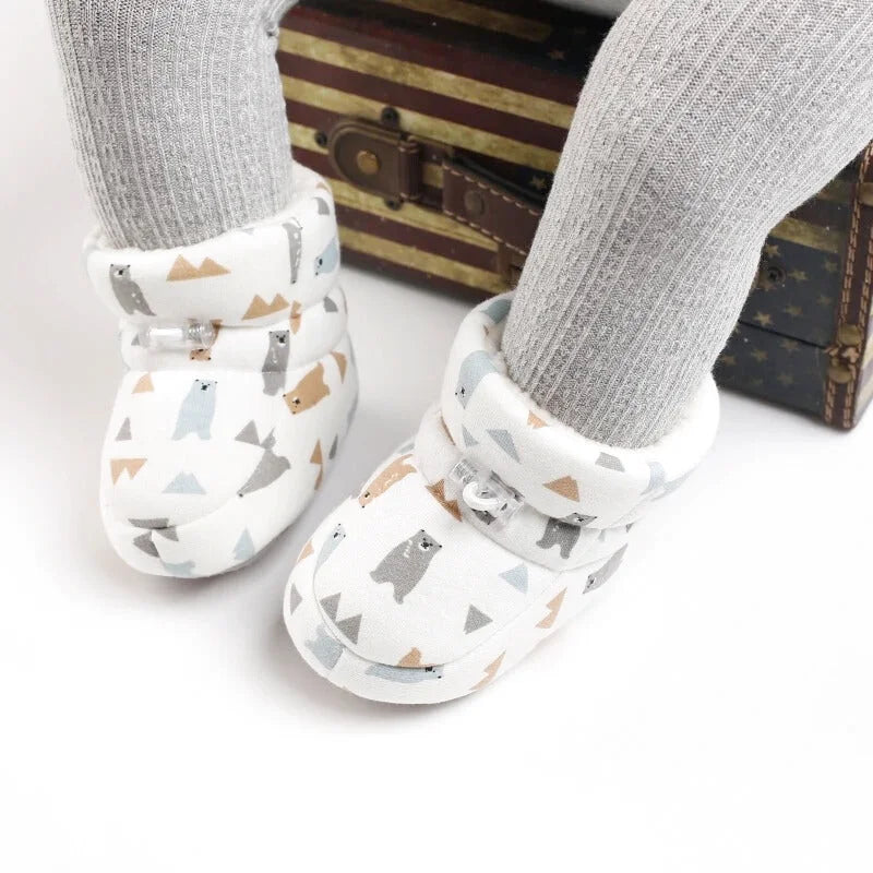 Chaussons Bébé Filles et Garçons - Hiver - Premier pas - Douceur intérieur - Bélino