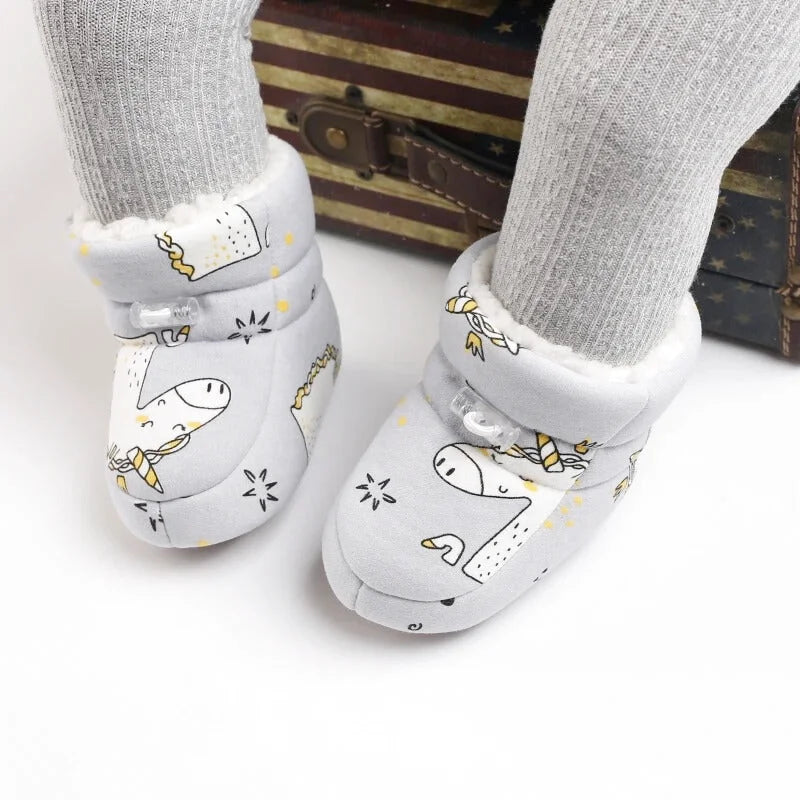 Chaussons Bébé Filles et Garçons - Hiver - Premier pas - Douceur intérieur - Bélino