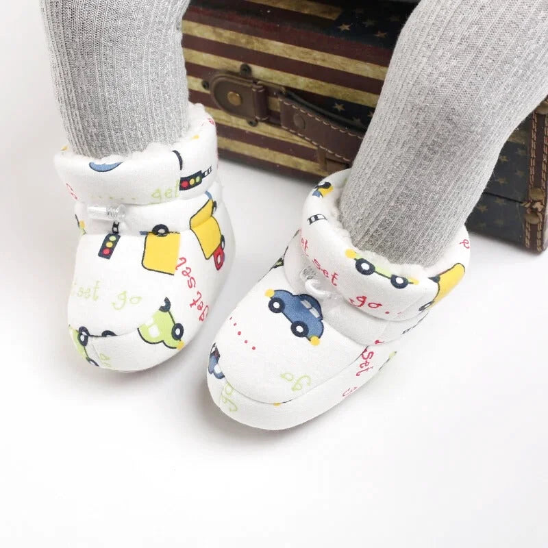 Chaussons Bébé Filles et Garçons - Hiver - Premier pas - Douceur intérieur - Bélino