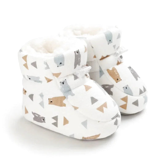 Chaussons Bébé Filles et Garçons - Hiver - Premier pas - Douceur intérieur - Bélino