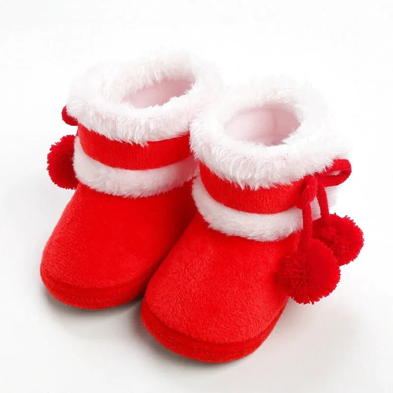 Chaussons bébé unisexe - Fourrés - Confort moelleux et souples - Pompéa