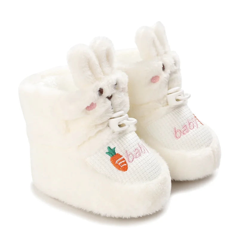 Chaussons bébé unisexe - Hiver en tissu doux - Montantes et confortables - Novy