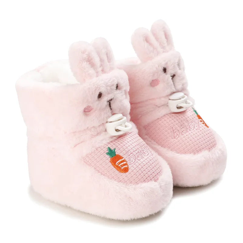 Chaussons bébé unisexe - Hiver en tissu doux - Montantes et confortables - Novy