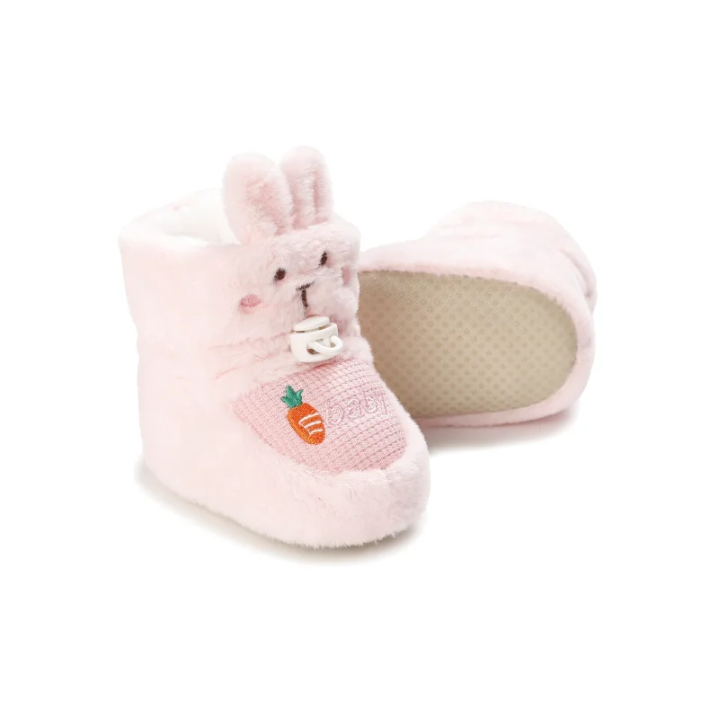 Chaussons bébé unisexe - Hiver en tissu doux - Montantes et confortables - Novy