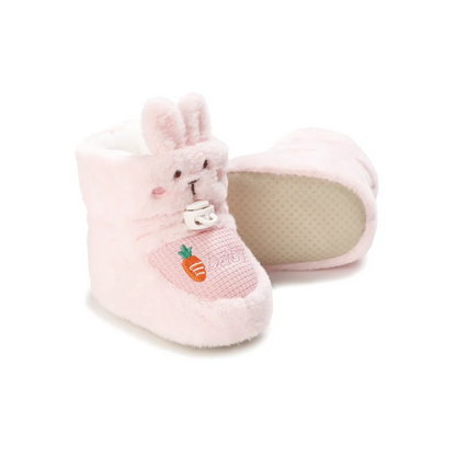 Chaussons bébé unisexe - Hiver en tissu doux - Montantes et confortables - Novy