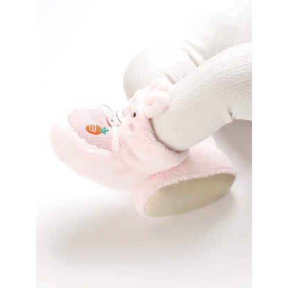 Chaussons bébé unisexe - Hiver en tissu doux - Montantes et confortables - Novy