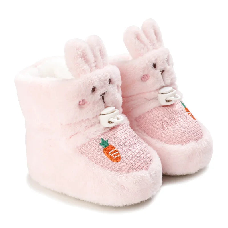 Chaussons bébé unisexe - Hiver en tissu doux - Montantes et confortables - Novy