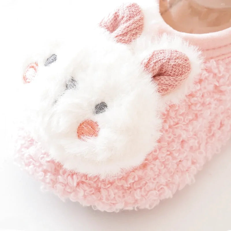 Chaussons bébé unisexe - Hiver - Matière douce - Tissus coton - Lapy