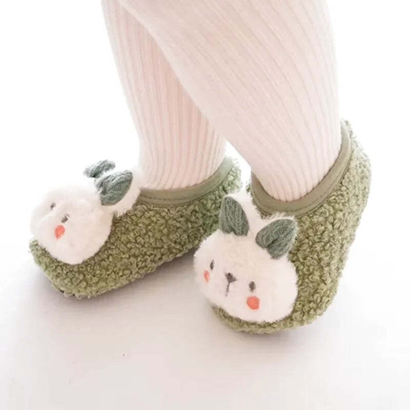 Chaussons bébé unisexe - Hiver - Matière douce - Tissus coton - Lapy