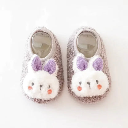 Chaussons bébé unisexe - Hiver - Matière douce - Tissus coton - Lapy