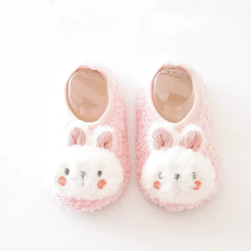 Chaussons bébé unisexe - Hiver - Matière douce - Tissus coton - Lapy