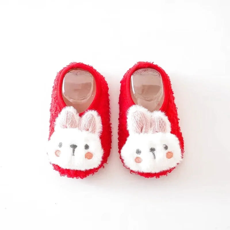 Chaussons bébé unisexe - Hiver - Matière douce - Tissus coton - Lapy
