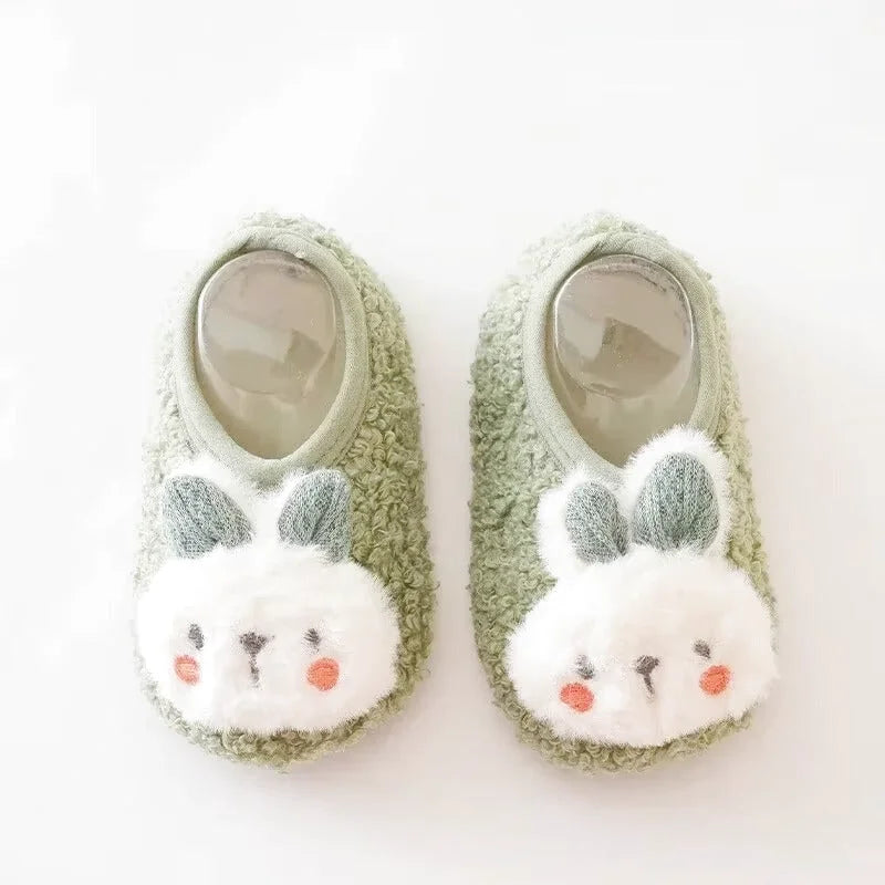 Chaussons bébé unisexe - Hiver - Matière douce - Tissus coton - Lapy