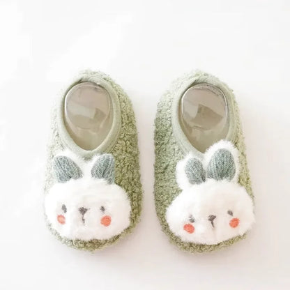 Chaussons bébé unisexe - Hiver - Matière douce - Tissus coton - Lapy