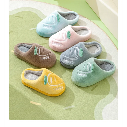 Chaussons Enfants coton chaud - antidérapants - Semelle épaisse - Mimoo