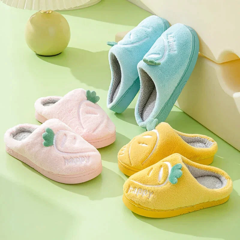 Chaussons Enfants coton chaud - antidérapants - Semelle épaisse - Mimoo