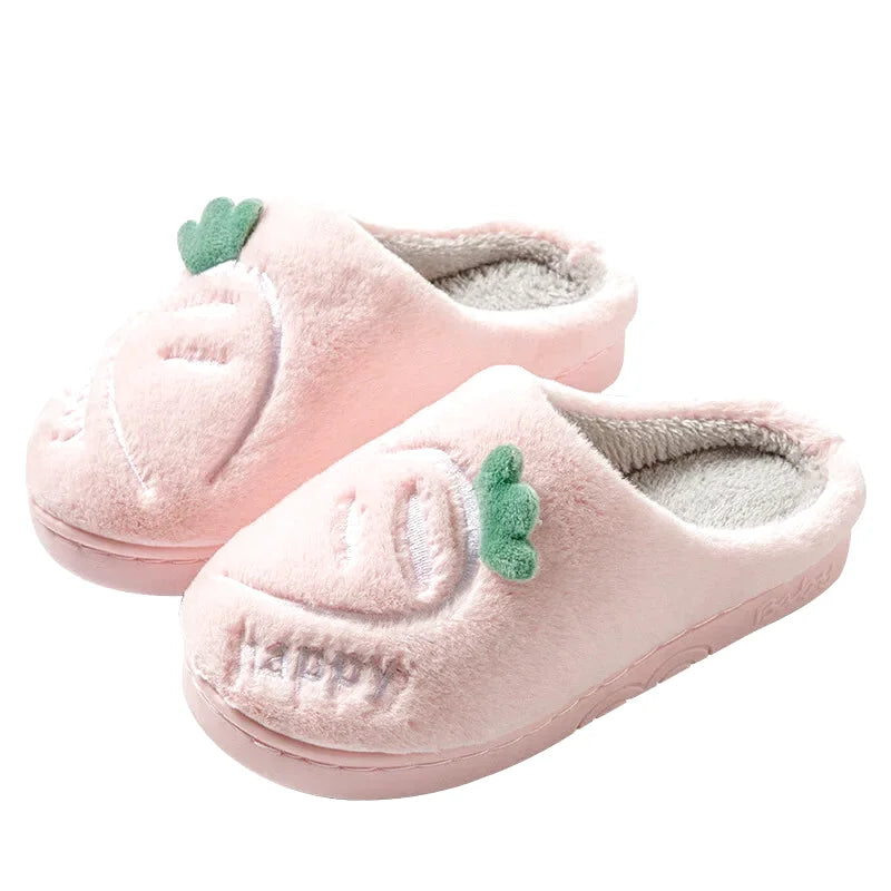 Chaussons Enfants coton chaud - antidérapants - Semelle épaisse - Mimoo