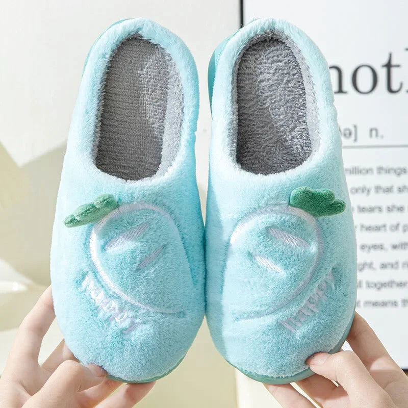 Chaussons Enfants coton chaud - antidérapants - Semelle épaisse - Mimoo