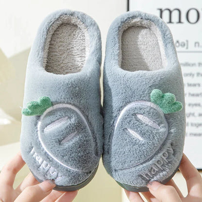 Chaussons Enfants coton chaud - antidérapants - Semelle épaisse - Mimoo