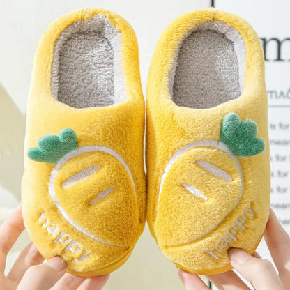 Chaussons Enfants coton chaud - antidérapants - Semelle épaisse - Mimoo