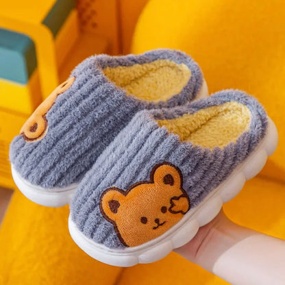 Chaussons enfants doux et coton - légers usage intérieur - Toutes saisons - Calino