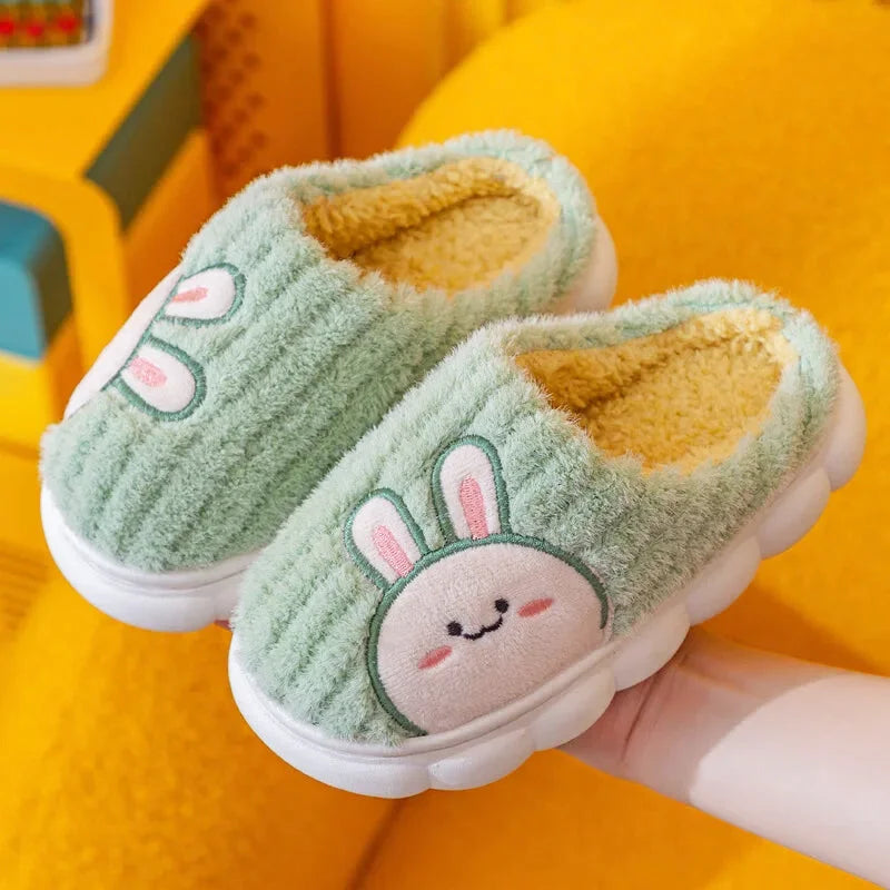 Chaussons enfants doux et coton - légers usage intérieur - Toutes saisons - Calino