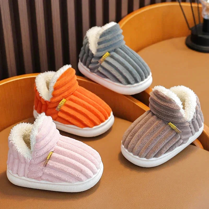 Chaussons - Enfants Hiver - Intérieur en coton doux - Mélia