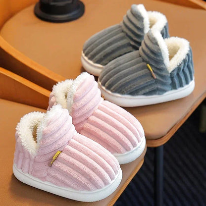 Chaussons - Enfants Hiver - Intérieur en coton doux - Mélia