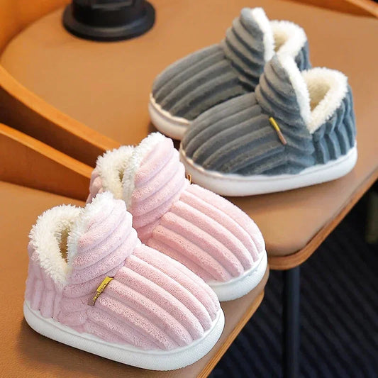 Chaussons - Enfants Hiver - Intérieur en coton doux - Mélia