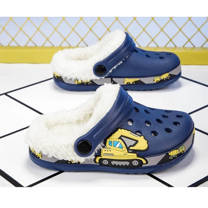 Chaussons Enfants Hiver - Semelle antidérapante - Intérieur rembourré - Snuggy