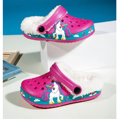 Chaussons Enfants Hiver - Semelle antidérapante - Intérieur rembourré - Snuggy