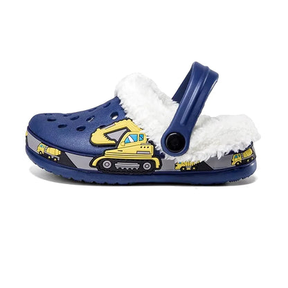 Chaussons Enfants Hiver - Semelle antidérapante - Intérieur rembourré - Snuggy