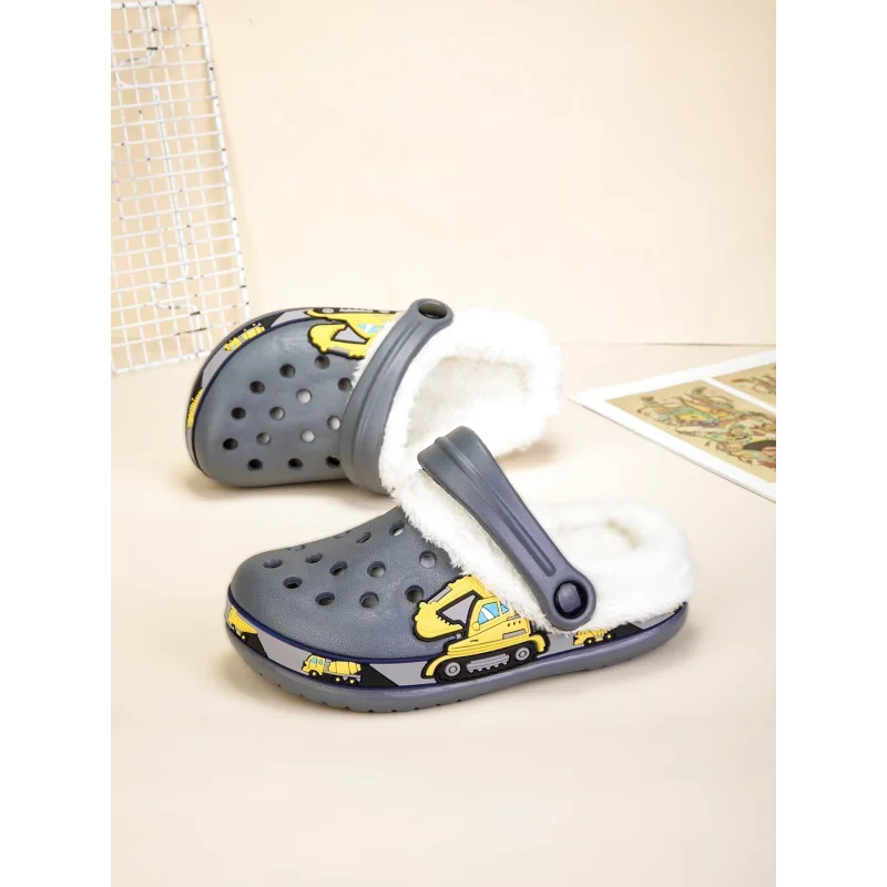 Chaussons Enfants Hiver - Semelle antidérapante - Intérieur rembourré - Snuggy