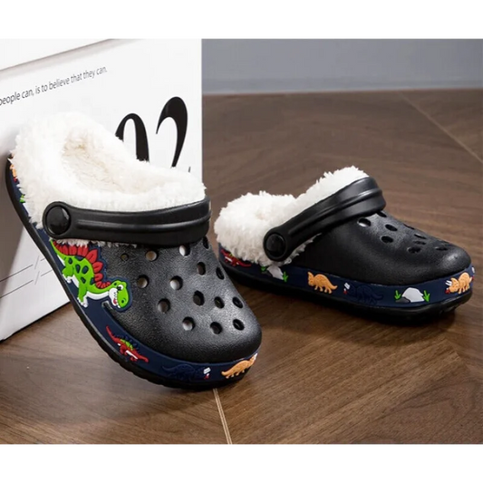 Chaussons Enfants Hiver - Semelle antidérapante - Intérieur rembourré - Snuggy