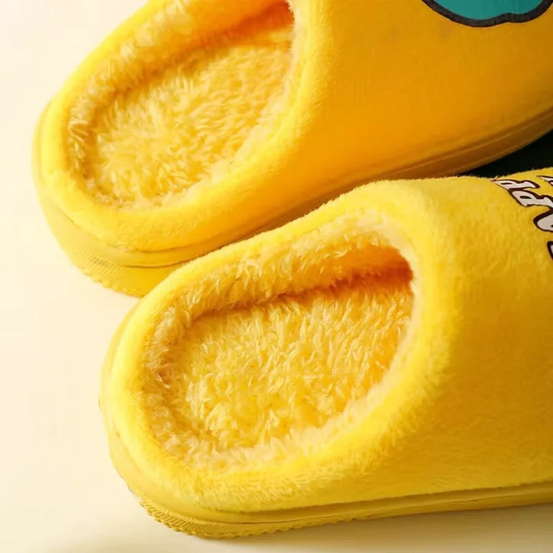 Chaussons Enfants unisexe - Doublure en peluche - semelle antidérapante - Ludino